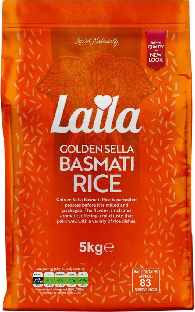 LAILA GOLDEN SELLA BASMATI 5KG