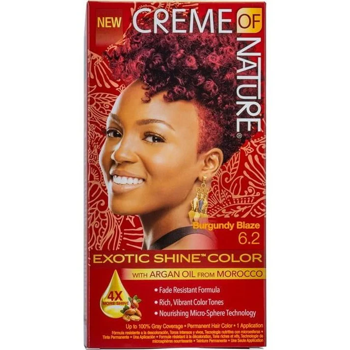 CREME OF NATURE BURGENDY BLAZE 6.2
