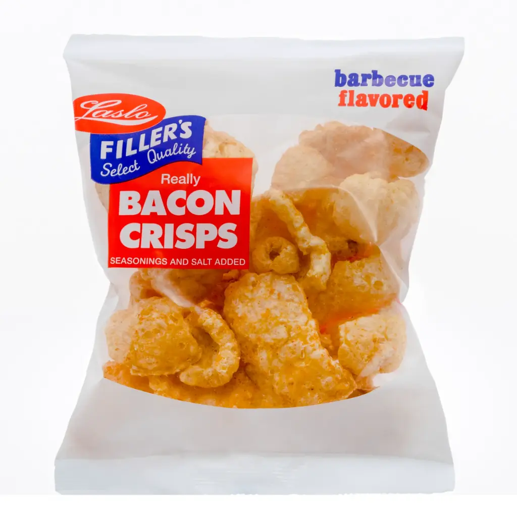 LASLO CHIPS BACON CRISPS COUENES 30GR