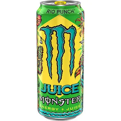 MONSTER ENERGY JUICE RIO PUNCH CANS 50CL
