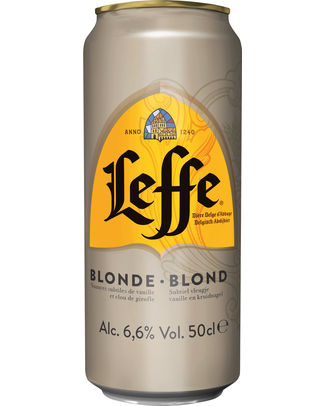 LEFFE BLONDE CAN 50CL