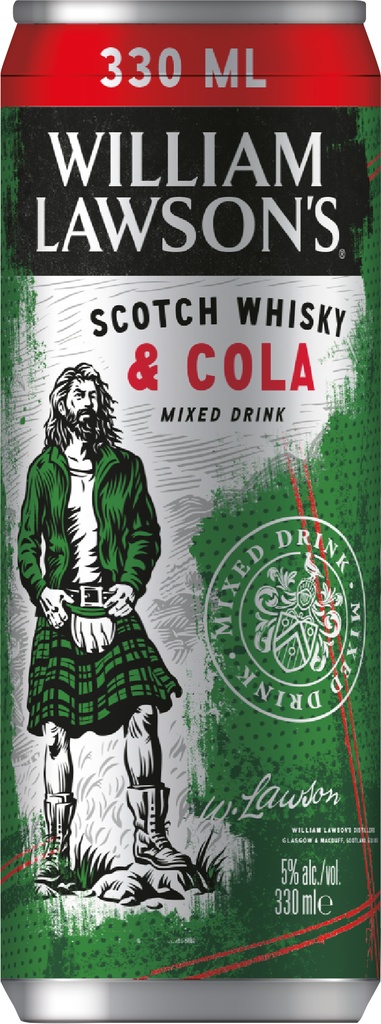 WHISKY COLA CAN 33CL