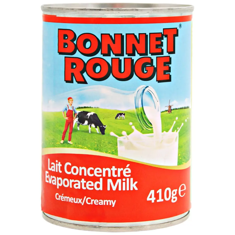 BONNET ROUGE EVAPORATED MILK 410GR