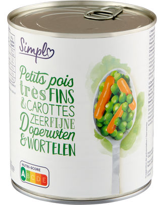 SIMPL POIS/CAROTTES 800GR
