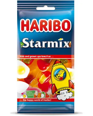 HARIBO FLOWPACK STARMIX 100GR