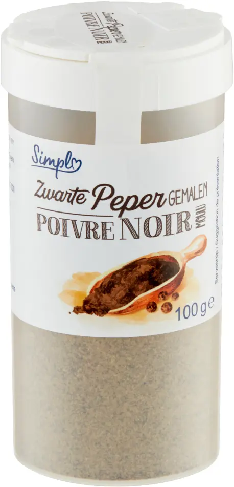 SIMPL POIVRE NOIR MOULU 100GR