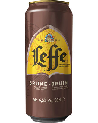 LEFFE BRUNE CAN 50CL