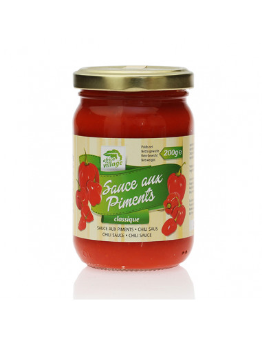 AFRICA VILLAGE PUREE DE PIMENT SAUCE 200GR